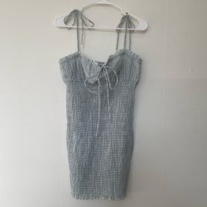 Princess Polly Green Gingham Dress